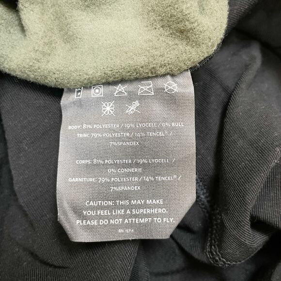 NoBull Women's Army Green Fleece Drawstring Training Pullover Hoodie Size XS - Picture 6 of 6